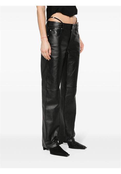 Pantaloni con logo in nero - donna ALEXANDER WANG | 1WC1244675001