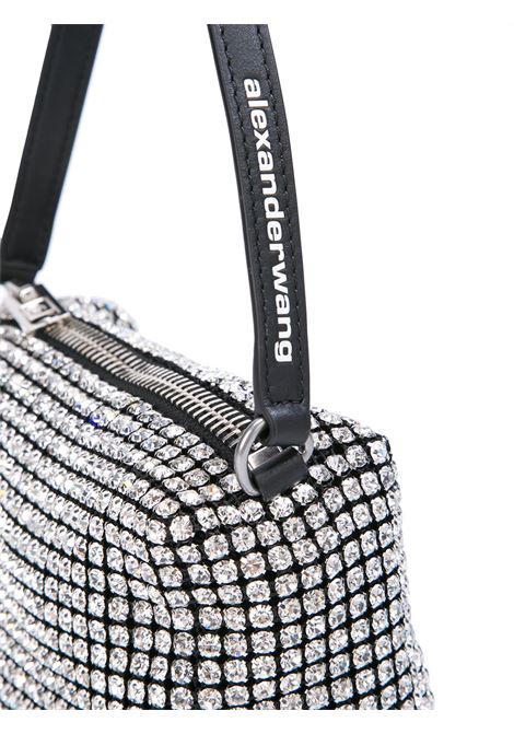 Silver Heiress rhinestone-embellished mini bag  - women ALEXANDER WANG | 2019P0813J100