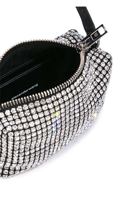 Silver Heiress rhinestone-embellished mini bag  - women ALEXANDER WANG | 2019P0813J100