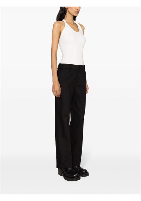 Black  adjustable straight-leg trousers ? women  ALEXANDER WANG | 4WC1244242001