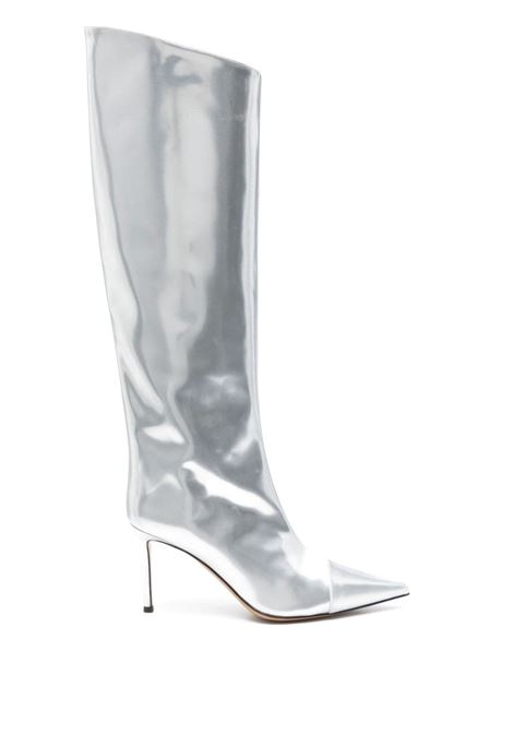 Stivali al ginocchio 90mm in argento - donna ALEXANDRE VAUTHIER | AVI1800070