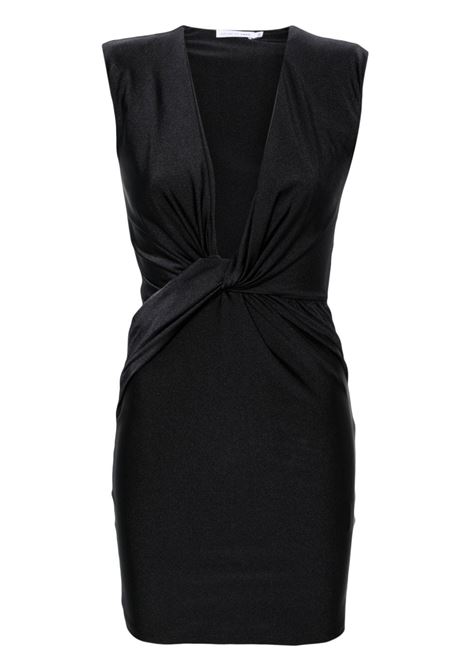 Black twist-detail minidress ? women  AMEN | HMS24416009
