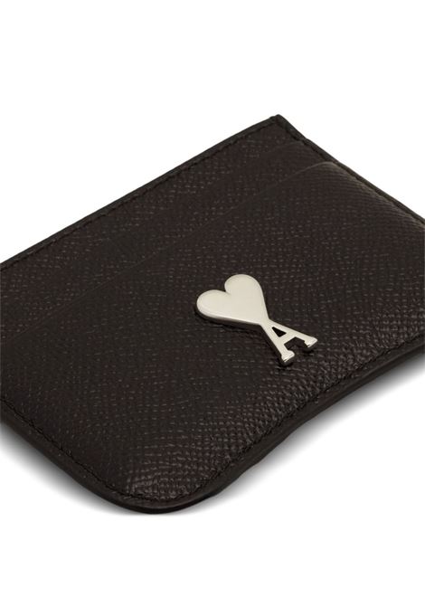 Black Paris Paris cardholder - unisex AMI PARIS | USL104AL00360014