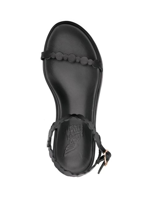 Black toxo slides Ancient Greek Sandals - women ANCIENT GREEK SANDALS | 119801051BLK