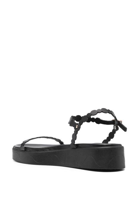 Black toxo slides Ancient Greek Sandals - women ANCIENT GREEK SANDALS | 119801051BLK