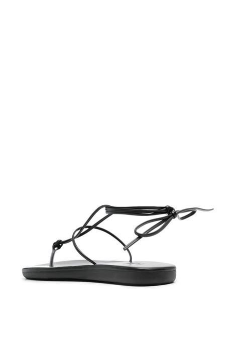 Black Chordi sandals - women ANCIENT GREEK SANDALS | CHORDIFLIPFLOPBLK