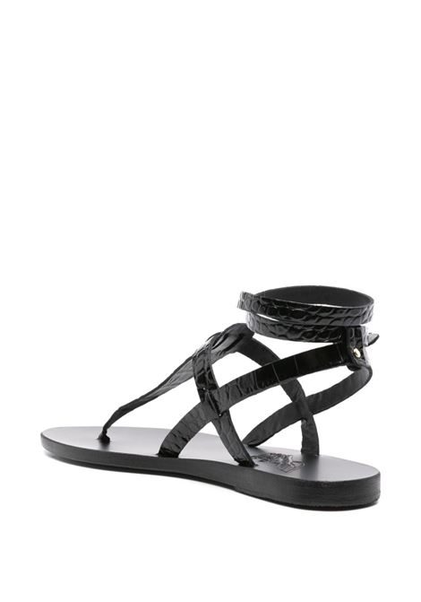 Black Estia sandals Ancient Greek Sandals - women ANCIENT GREEK SANDALS | ESTIABLK