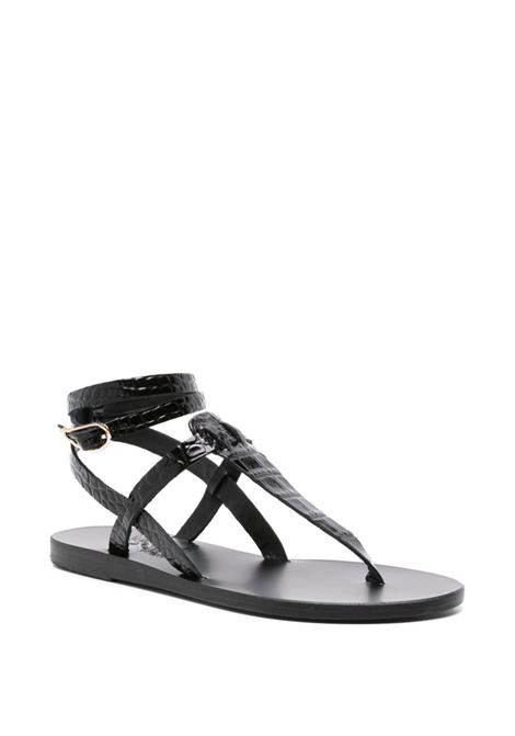 Sandali Estia in nero di Ancient Greek Sandals - donna ANCIENT GREEK SANDALS | ESTIABLK