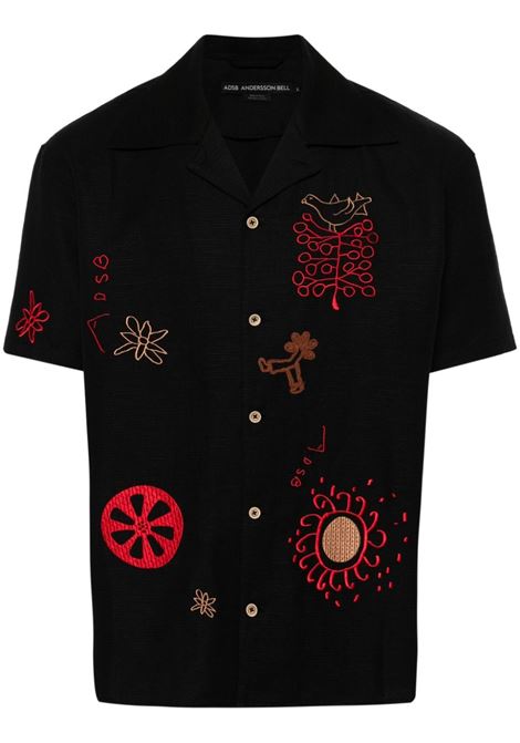 Blackapril embroidered shirt - men ANDERSSON BELL | ATB1054MBLK