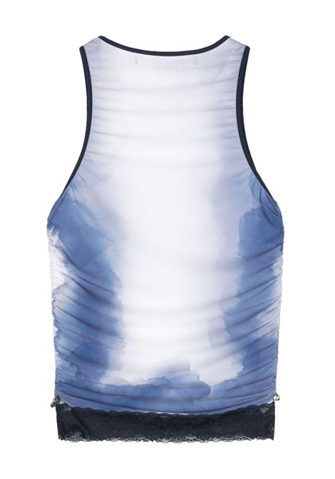 Blue logo-print sleeveless top - women ANDERSSON BELL | ATB1118WNVY
