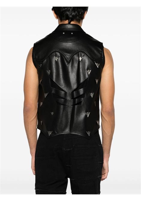 Black zip-up vest - unisex ANDERSSON BELL | AWA596UBLK