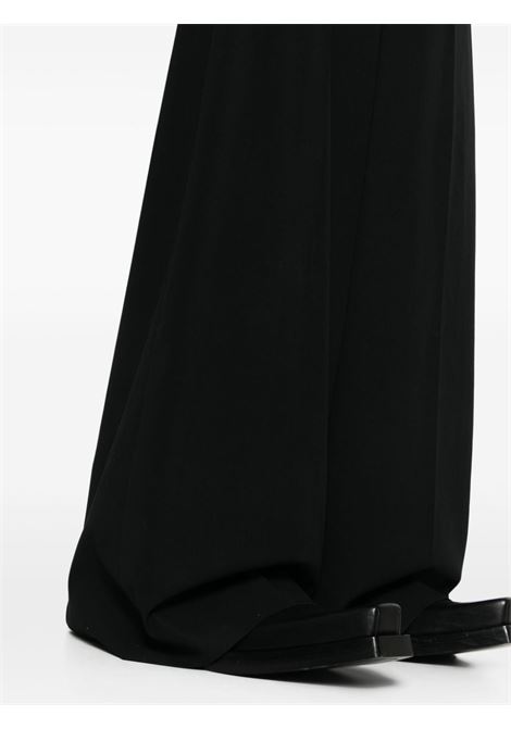 Black matthieu wide leg trousers - women ANN DEMEULEMEESTER | 2401MTR05FA431099