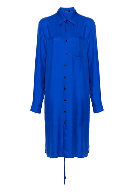 Blue gabi longline shirt Ann Demeulemeester - women ANN DEMEULEMEESTER | Shirts | 2401WSH13FA417057