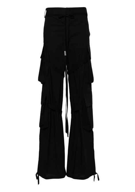 Pantaloni cargo con cintura kat in nero Ann Demeulemeester - donna ANN DEMEULEMEESTER | 2401WTR25FA422099
