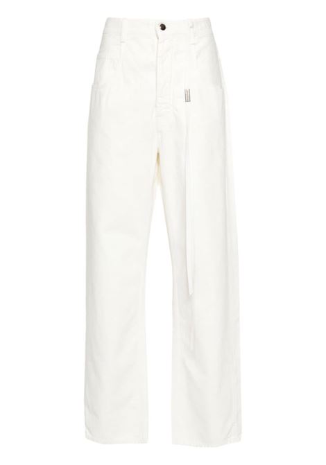Jeans Claire in bianco di ANN DEMEULEMEESTER - unisex