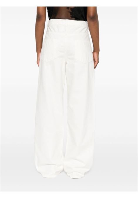White Claire mid-rise wide-leg jeans ANN DEMEULEMEESTER - women ANN DEMEULEMEESTER | 2401WTR41DFA038004