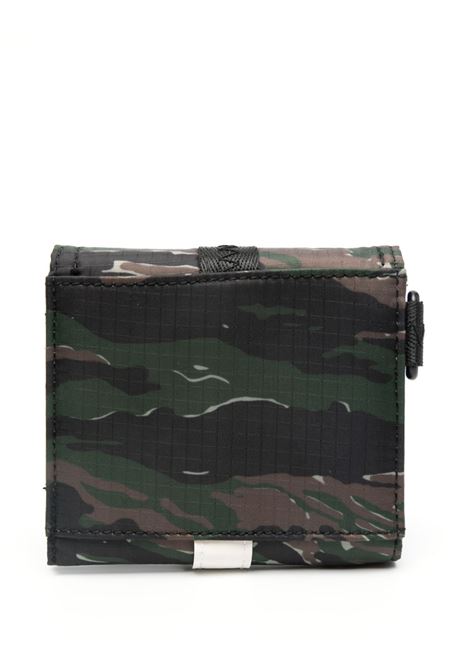 Khaki green Trek camouflage-pattern wallet - men A.P.C. | COGXEH63574JAA