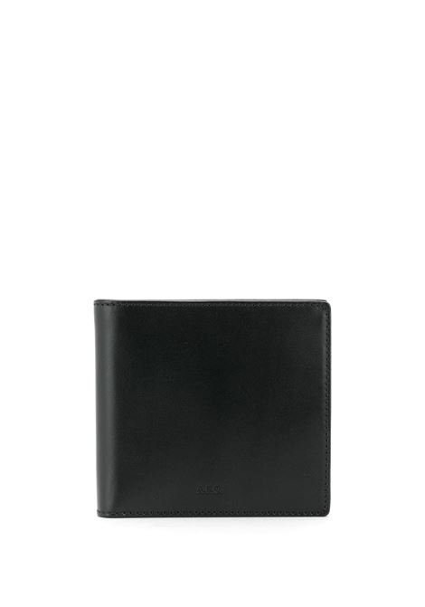 Black new london bifold wallet ? men  A.P.C. | PXAWVH63340LZZ