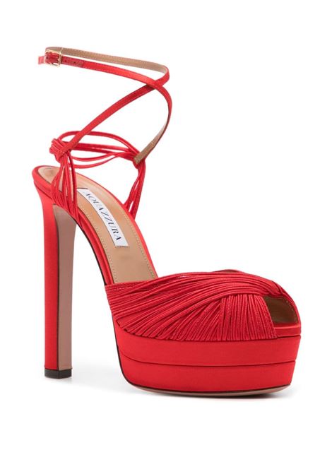 Red Bellini beauty 135mm twist detail sandals - women AQUAZZURA | BTYHIGB0PMTF00