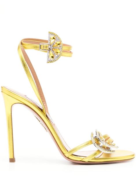 Gold Gin Tonic 15mm sandals Aquazzura - women