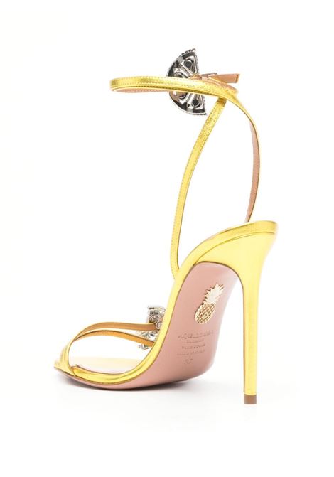 Sandali Gin Tonic 15mm in oro Aquazzura - donna AQUAZZURA | GNTHIGS0NPLCTR