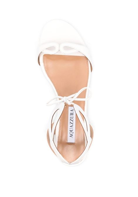 White Tessa flat sandals Aquazzura - women AQUAZZURA | TSAFLAS0NAPFFF