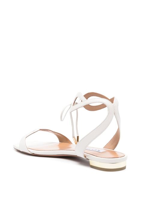 White Tessa flat sandals Aquazzura - women AQUAZZURA | TSAFLAS0NAPFFF