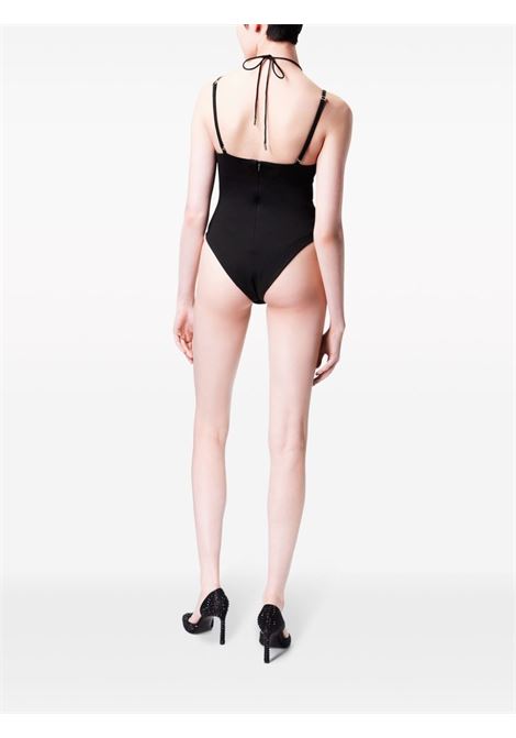 Black star cut-out bodysuit - women AREA | 2401JS04184BLK