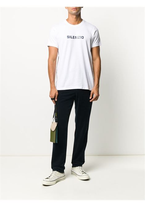 T-shirt con logo in bianco - uomo ASPESI | S4AAY27A33501072