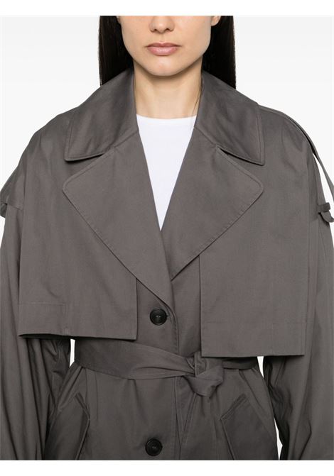 Dark grey Atom trench coat - women AXEL ARIGATO | A2107001DRKGRY