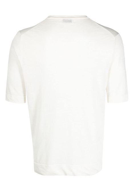 White crew-neck short-sleeve T-shirt - men BALLANTYNE | B2W02514L1410144