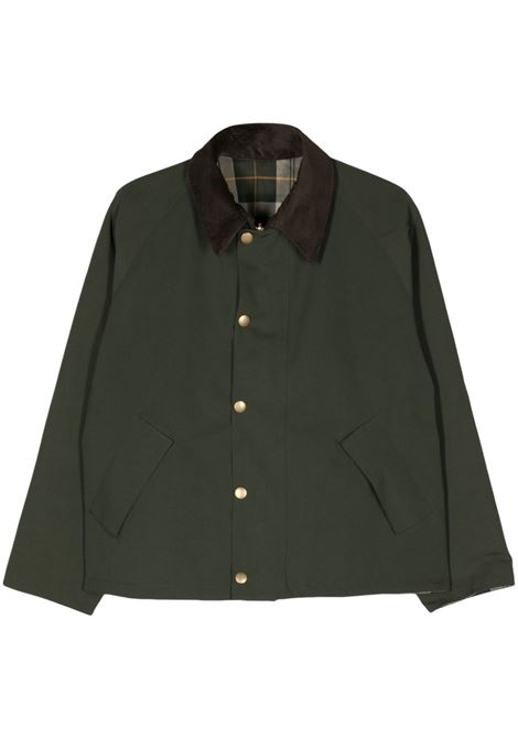 Olive green transporter reversible shirt jacket - men BARBOUR | MCA0963SG51