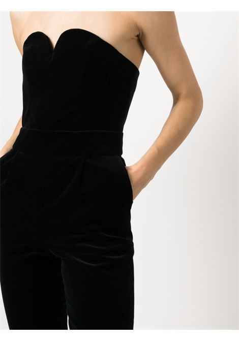 Black Jealousy strapless velvet jumpsuit - women BLAZÉ MILANO | JUP01ESSE0640001