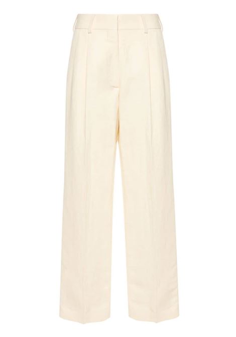 White Banker pleat-detailed trousers ? women BLAZÉ MILANO | MPA01ESSE0650001