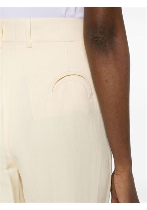 Pantaloni Banker con pieghe in bianco - donna BLAZÉ MILANO | MPA01ESSE0650001
