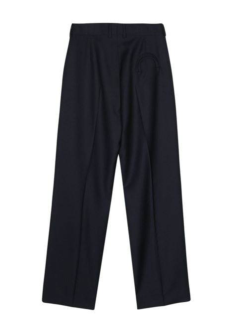 Blue navy pleated tailored trousers ? women  BLAZÉ MILANO | MPA01ESSE0660002