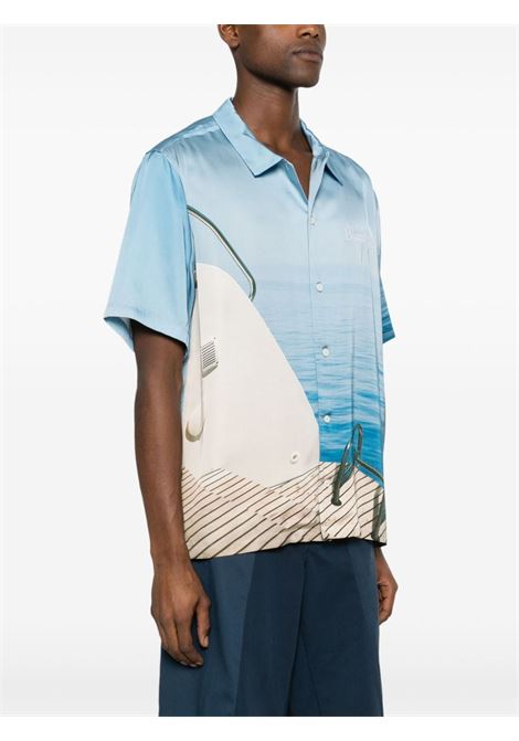 Camicia con stampa grafica in multicolore - uomo BLUE SKY INN | BS2304SH072ADC