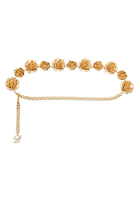 Cintura a fiori in oro - donna BLUMARINE | 2W227AN0836