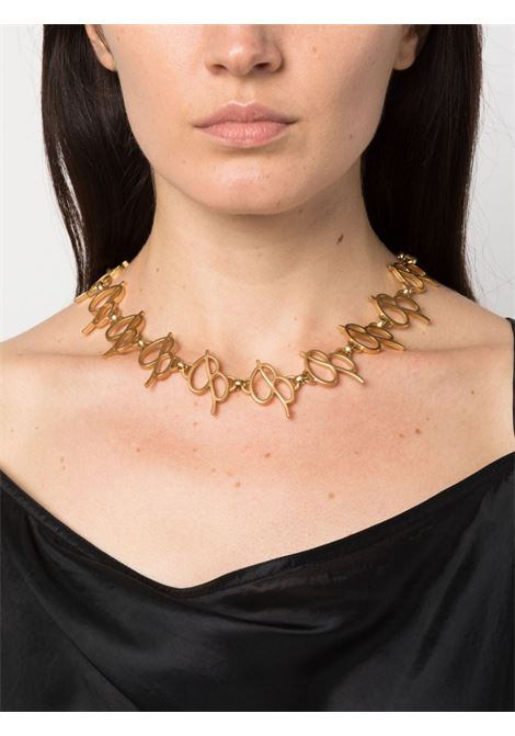 Gold logo-embellished necklace ? women BLUMARINE | 2W259AN0836