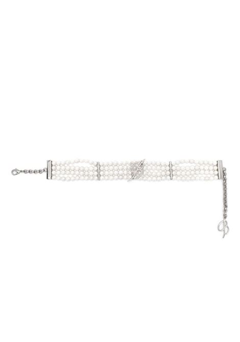 Choker con perle in argento - donna BLUMARINE | 2W264AC1079