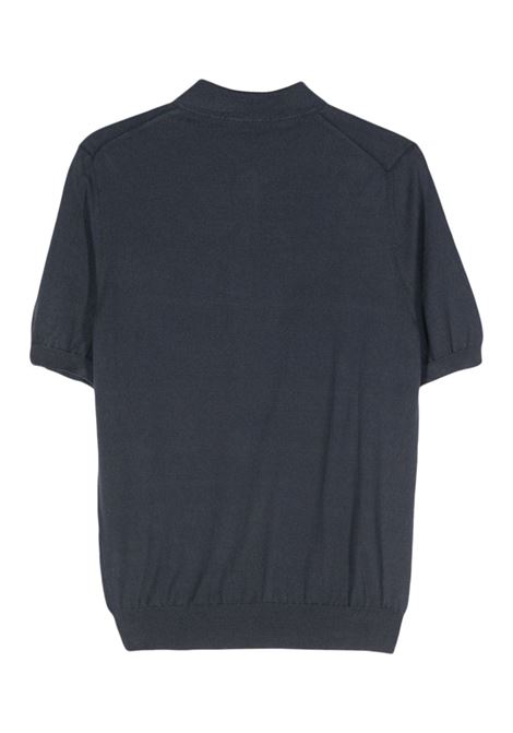Blue short-sleeved polo shirt Boglioli - men  BOGLIOLI | 91303SA08060793