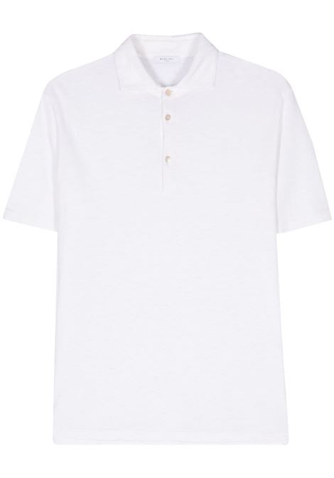 White fine-knit polo shirt Boglioli - men BOGLIOLI | Polo | 91550SB47110101