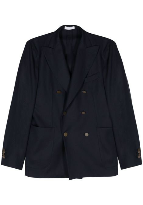 Blue double-breasted blazer - men BOGLIOLI | N4302ESA05340780