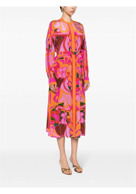 Multicolor Camila floral-print midi dress - women BORGO DE NOR | CAMILAORNG