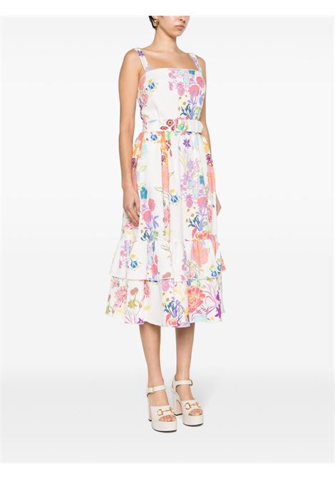 Multicolor Dani floral-print sleeveless midi dress - women BORGO DE NOR | DANIWHT