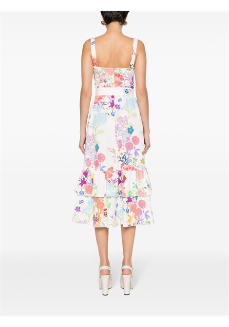 Multicolor Dani floral-print sleeveless midi dress - women BORGO DE NOR | DANIWHT