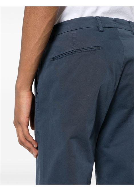 Pantaloni affusolati plissettati in blu - uomo BRIGLIA 1949 | BG0732400900091