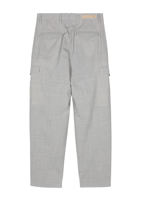 Grey cropped cargo trousers - women BRIGLIA 1949 | HAVANA32408200040