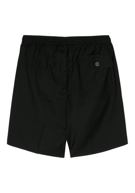Black pleated bermuda shorts - men BRIGLIA 1949 | MOLOKAIP32413200010