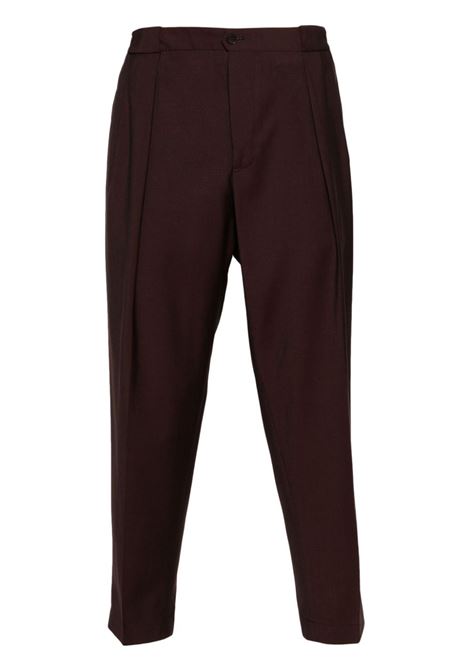 Pantaloni con pieghe in marrone - uomo BRIGLIA 1949 | PORTOBELLOS32410800056